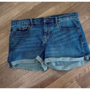 Old Navy boyfriend denim shorts size 12